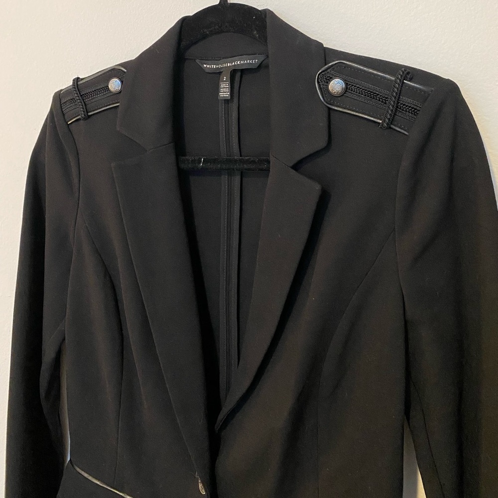 White house black market fitted black blazer - Picture 3 of 4